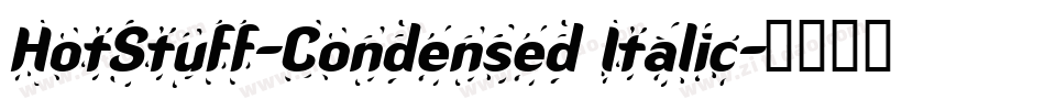 HotStuff-Condensed Italic字体转换